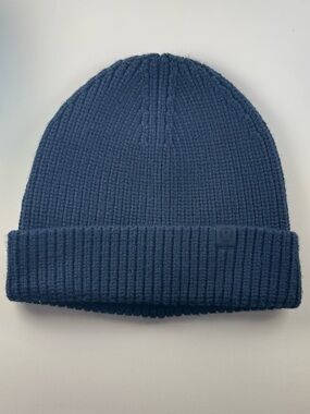 Lululemon Navy Close-Fit Ribbed Knit Merino Wool Blend Beanie OS